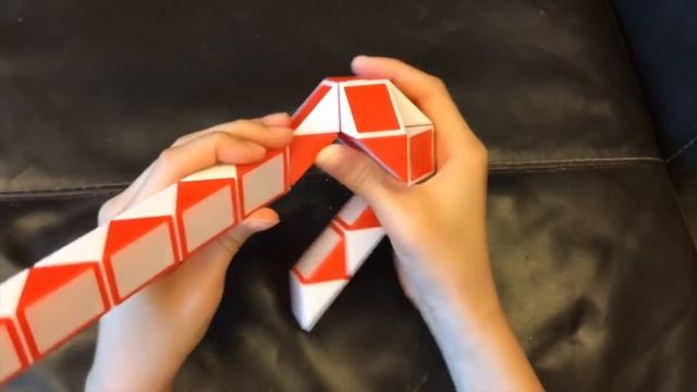 Rubik's Twist 36 or Snake Puzzle 36 Tutorial: How To Make a Heart Shape Step by Step смотреть онлайн