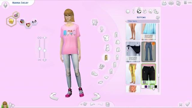 The Sims 4 Create a Sim | Geeky Girl смотреть онлайн
