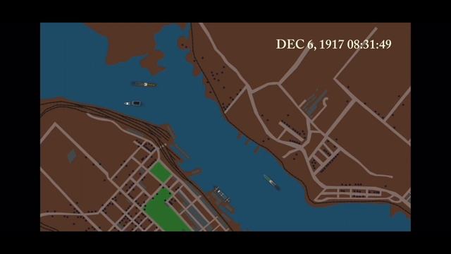 Halifax Explosion Animation смотреть онлайн