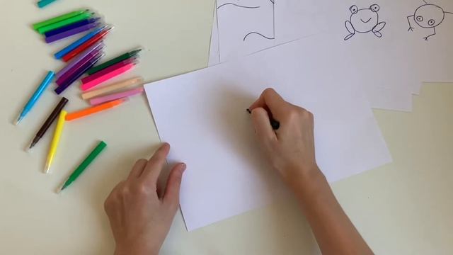 15 простых рисунков для детей! УЧИМСЯ РИСОВАТЬ С ДЕТЬМИ! смотреть онлайн