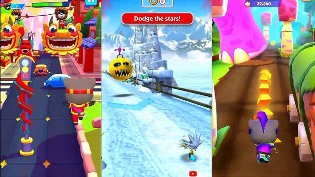 Talking Tom Hero Dash Vs Sonic Dash Vs Talking Tom Time Rush|Endless Run Walkthrough Gameplay