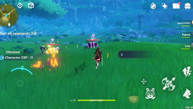Genshin Impact ( Adventure EXP Rank up ) Gameplay [4K-60FPS] REALME GT NEO 2 смотреть онлайн