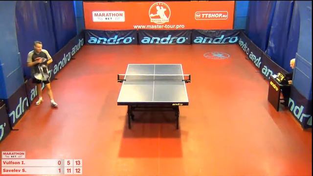 5. Илья Вульфсон - Сергей Савельев 1:3 смотреть онлайн
