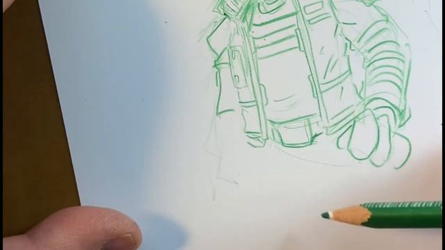 Pencil sketch of SpaceCat and his bot KEY смотреть онлайн