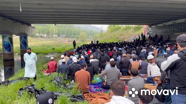 Түштүк КОРЕЯ: Айт намаз 2022/05/02. Биринчи ЖОЛУ көп адам ЧОГУЛДУ????? смотреть онлайн