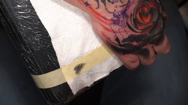 iron rose - tattoo timelapse смотреть онлайн