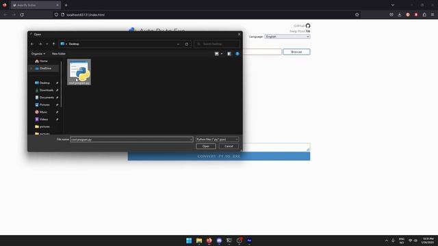Convert python file to exe "EASY TUTORIAL" смотреть онлайн