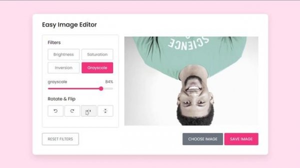 Build An Image Editor in React js | Source Code