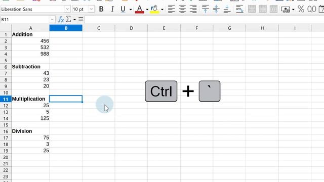 Creating Basic Formulas in LibreOffice Calc (+ - / *) смотреть онлайн