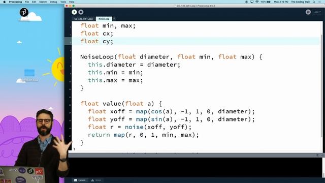 Coding Challenge #136.2: Perlin Noise GIF Loops смотреть онлайн