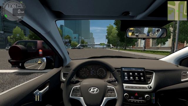 Hyundai Solaris 1.6 2022 New Map Driving | City Car Driving смотреть онлайн