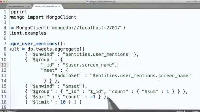 Multiple Stages Using a Given Operator - Data Wranging with MongoDB смотреть онлайн