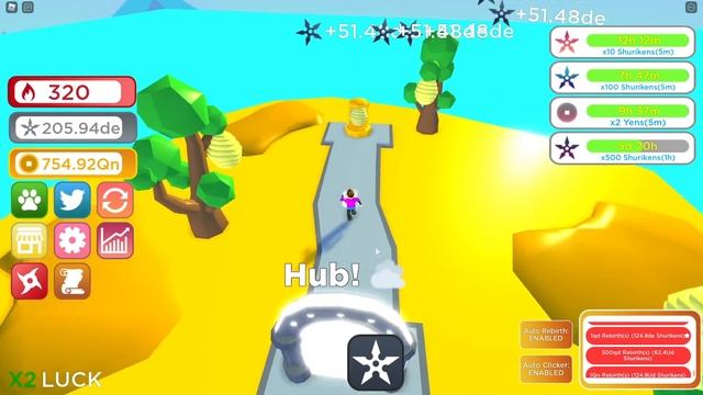 АНГЕЛ ИЛИ ДЕМОН? СИМУЛЯТОР НИНДЗЯ КЛИКЕРА ОТ КУКИБОЯ! ROBLOX смотреть онлайн