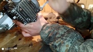 Как поменять ГБЦ и ЦПГ на мопеде Альфа