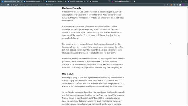 GALA GAMES NFT Give Away That Earns You $GALA! | SUPERIOR | Legends Reborn смотреть онлайн