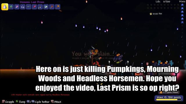 Terraria 1.3 Xbox One || Last Prism VS Pumpkin Moon смотреть онлайн