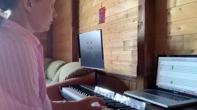 Olga. Ознакомление левой рукой 8 тактов - Чайковский Марш из балета "Щелкунчик" смотреть онлайн