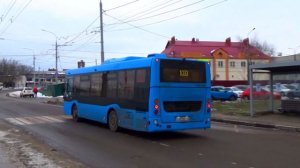 Автобус ЛиАЗ-4292.60 с маршрутом №1033 «МЦД Подольск - Жохово (Новая Москва)»