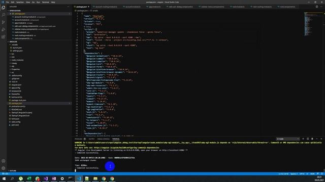 Angular - Запуск приложения, Отладка (Debug) и Анализ кода в Visual Studio Code смотреть онлайн