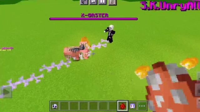 New X-GASTER ADDON + LINK | Minecraft PE | undertale смотреть онлайн