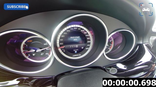 Mercedes Benz CLS 63 AMG S 4Matic 585 HP Acceleration Test FAST! 0-235 Km/h Autobahn