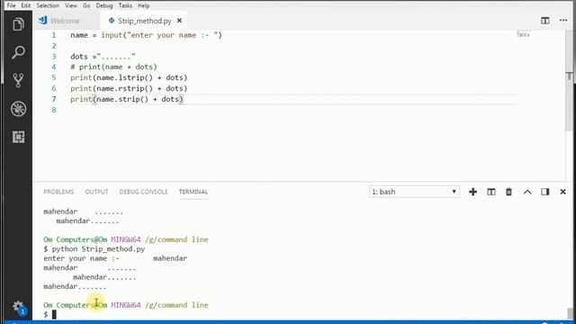 #29 Strip Method and Replace Method in python // Complete Python tutorial(2020)? смотреть онлайн