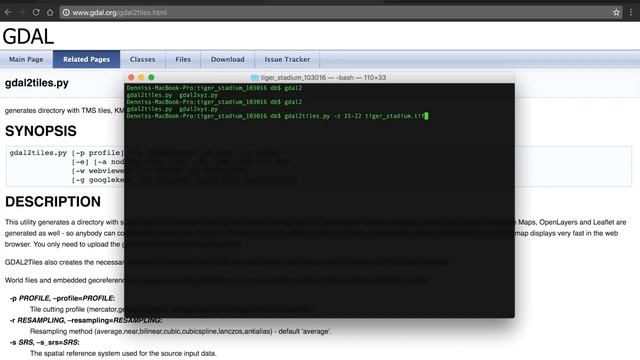 Using GDAL Tools to Convert Drone Imagery and Orthomosaics to Google Map Tiles смотреть онлайн