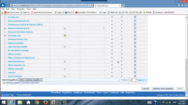 Oracle Sourcing Proxy Bidding 01 смотреть онлайн