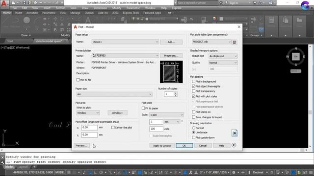 Drawing Scale in Model Space AutoCAD malayalam tutorial | Drawing Scale Fixing смотреть онлайн