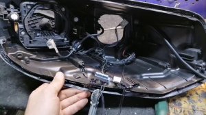 Bi-Led в Touareg, headlight vw touareg