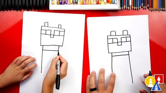 How To Draw A Minecraft Cat смотреть онлайн