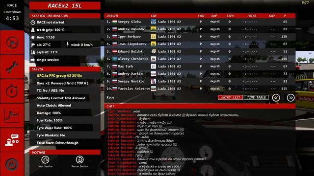 Заключительный этап сезона Group A2 | Невское кольцо | Assetto Corsa смотреть онлайн