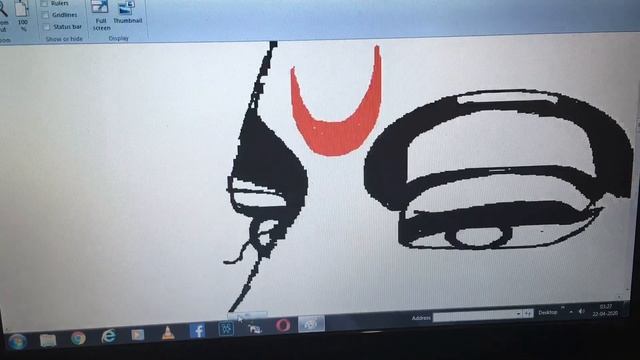 Chatrapati Shivaji Maharaj sketch in Microsoft paint смотреть онлайн