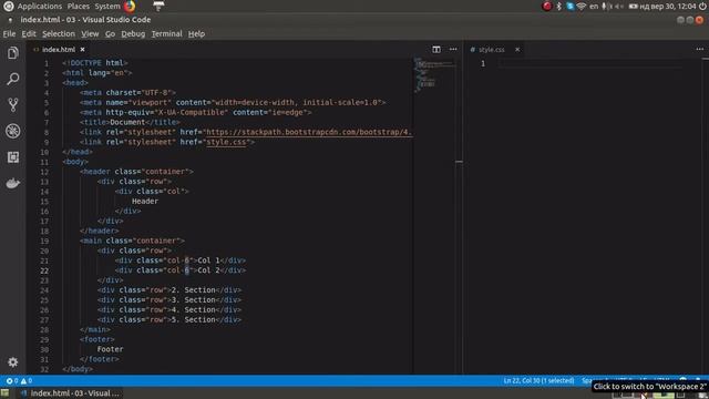 Верстка для начинающих. Подготовка к использованию bootstrap 4. Part 3 смотреть онлайн