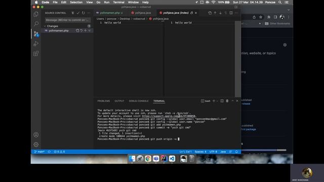 Belajar GIT VCS - Commit & Push (Part 1) смотреть онлайн