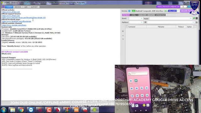 REDMI 7 MAKING DUEL IMEI WITH VOLTE & LTE NETWORK AFTER EMMC CHANGE #REPAIRMYHANDSET #UFIACADEMY