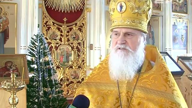 Поздравление настоятеля Воскресенского прихода о.Аркадия Климова с Рождеством Христовым смотреть онлайн