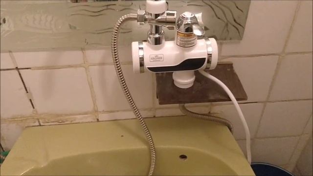 Установка проточного крана - водонагревателя для душа. смотреть онлайн