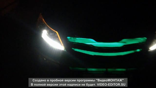 Светодиодные реснички или Контурная подсветка фар смотреть онлайн