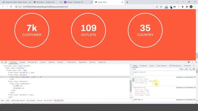 Create Burger Shop Website PSD to HTML Using Bootstrap смотреть онлайн