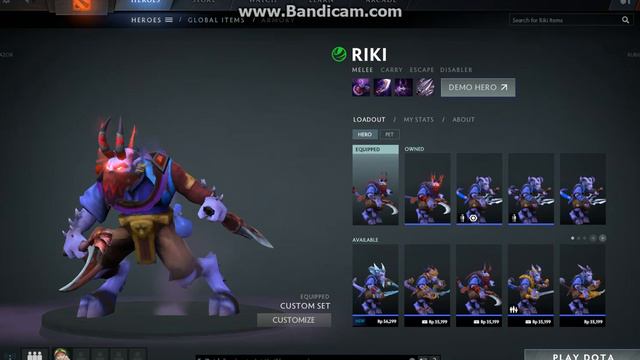Custom Riki set смотреть онлайн