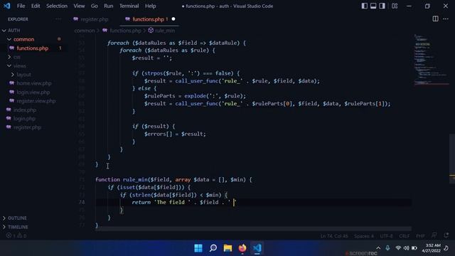 Login & Register System in PHP - Create a function for validating forms much easier. смотреть онлайн