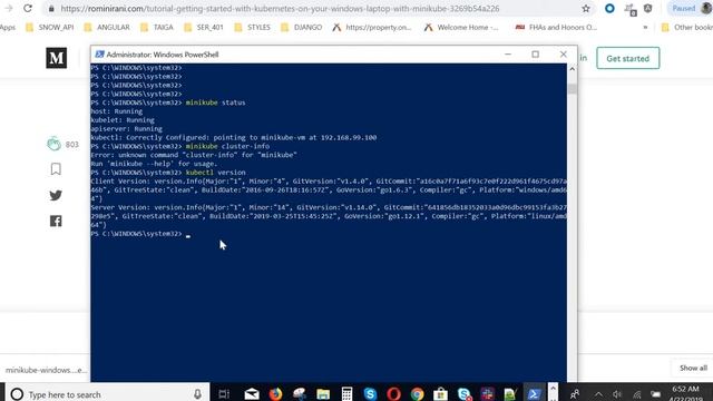 Local Kubernetes Environment with Minikube for Windows 10 w/Docker Toolbox смотреть онлайн