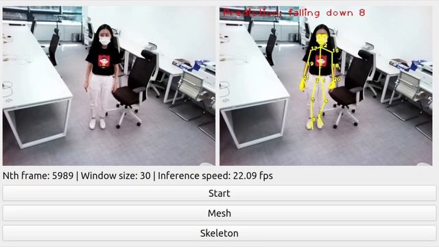 Realtime Pose estimation and Action Recognition DEMO смотреть онлайн