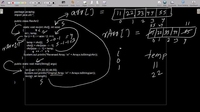How to Reverse Array Elements in Java смотреть онлайн