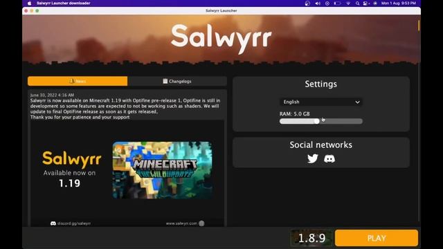 How to download Salwyrr Launcher [1.8 and 1.19] [Free Minecraft] смотреть онлайн
