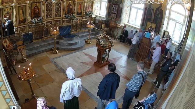 27.08.2023 года. Великая вечерня в канун праздника Успения Пресвятой Богородицы. смотреть онлайн
