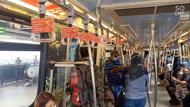 Kuala Lumpur RAPID KL train ride experience смотреть онлайн