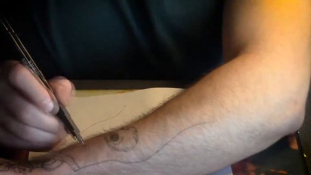 Let's draw a cyborg tattoo sleeve! смотреть онлайн