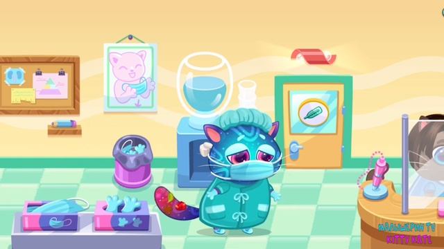 ?Коктейль челлендж на хеллоуин?Котик Бубу ЗАБОЛЕЛ Bubbu #бубу смотреть онлайн